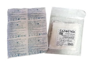 Салфетки марлевые медицинские стерильные, упаковка